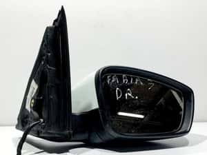 Oglinda dreapta Skoda Fabia 3 6V1857408F culoare alba - lf9f Break — miniatura 10