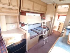 Rulota Swift Abbey Spectrum, An 1999, 2 axe, 2 zone dormit, Boiler gaz, Cabina dus — miniatura 5