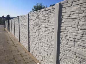 Gard din beton armat din stoc sau pe comanda placi de gard stâlpi — miniatura 2