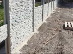Gard din beton armat din stoc sau pe comanda placi de gard stâlpi — miniatura 3