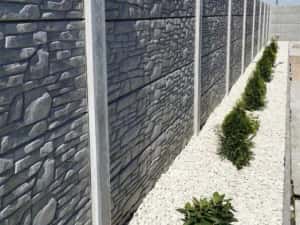 Gard din beton armat din stoc sau pe comanda placi de gard stâlpi — miniatura 9