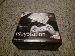 PS Playstation classic  retro  mini clasic Sony 20  jocuri  la cutie