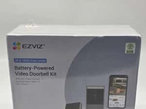 EZVIZ EP3x pro +Chime CH1, sonerie 2K cu cameră cu panou solar, sonerie video cu lentilă dublă, SIGILATA — miniatura 5