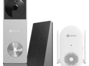 EZVIZ EP3x pro +Chime CH1, sonerie 2K cu cameră cu panou solar, sonerie video cu lentilă dublă, SIGILATA — miniatura 6