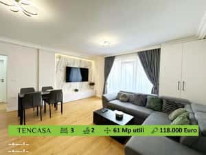 De vanzare ap, 3 cam, etaj 1, Villa Franca, zona Cal 6 Vanatori - Afi — miniatura 1
