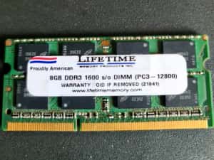 Memorie Laptop Gaming 8GB DDR3 PC3-12800S 1600 CL11 1.5V — miniatura 2