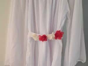 Rochie Agnessa albă — miniatura 3