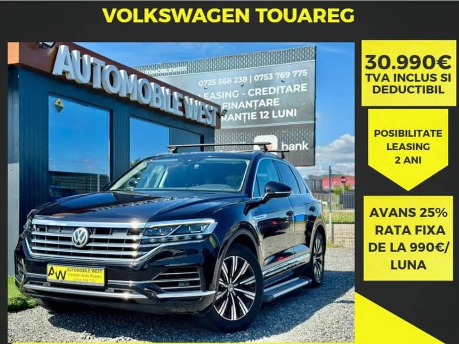 Volkswagen Touareg Automată 286 HP Diesel — fotografie 1 din 7