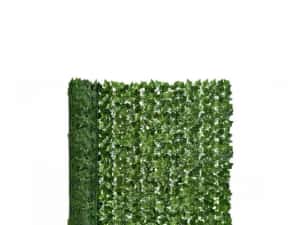 Gard rulou artificial verde cu frunze iedera 300x100cm protectie vant/ soare — miniatura 6