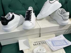 Adidasi Alexander McQueen piele naturala 100% Full Box colectie noua — miniatura 8