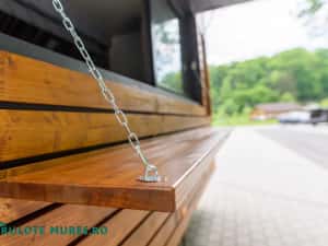 Rulota comerciala,CAFENEA,FAST FOOD, food truck, MODERN ,UNIC ,lemn !! — miniatura 7
