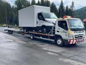 Ai facut accident? Tractare auto moto platforma dube urilaje oriunde — miniatura 6