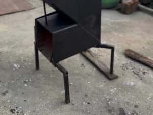 Sobă rachetă din oțel 150x 150x 4mm — miniatura 3