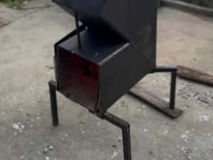 Sobă rachetă din oțel 150x 150x 4mm — miniatura 9