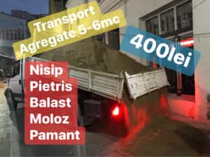 Transport Moloz Deseuri Nisip Pietris Sort 5-6mc — miniatura 1