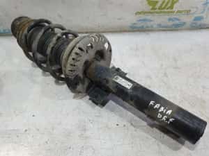 Amortizor cu arc dreapta fata 6q0413031bJ Skoda Fabia 5J (facelift) (2010 - 2014) — miniatura 5