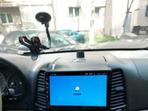 Navigatie Android Hyundai Santa Fe Waze YouTube GPS BT Casetofon — miniatura 3