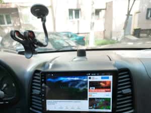 Navigatie Android Hyundai Santa Fe Waze YouTube GPS BT Casetofon — miniatura 6