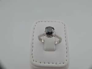 Inel aur 18k cu diamante naturale 1,82 kt — miniatura 3