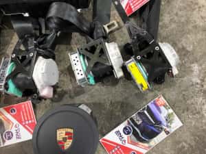 Porsche Cayenne 7p 9y Panamera 970 971 kit airbag volan / centuri — miniatura 5