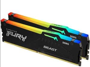 Memorii Kingston FURY Beast RGB EXPO, 32GB (2x16GB) DDR5, 6000MT/s, CL36, Dual Channel — miniatura 8