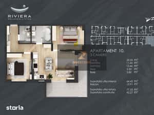 Apartament nou, 3 camere in complexul Riviera Oradea — miniatura 4