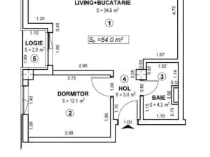 Direct proprietar, 2 camere + parcare subterana, Torontalului,mobilat, lift, centrala proprie — miniatura 9