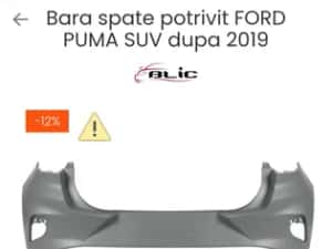 Bară spate ford puma originala 2022 — miniatura 7