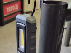 Lanterna led acu mare.Rezista impact+apa+ulei-antigel lumina 600LM — miniatura 1