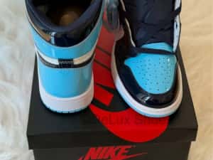 Air Jordan 1 Retro UNC Patent Full Box Verificare Colet — miniatura 8