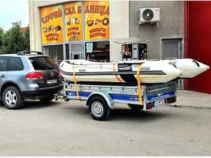 Remorca Vesta ATV & Marfuri,  232(250)*135 Cm/750 kg! CIV RAR, Roata sust+ NUMAR : GRATUIT — miniatura 3