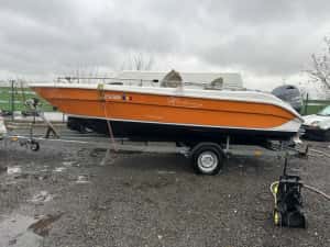Barca / Salupa Delphin 5.5.An 2020 cu motor Yamaha 80 cp (100 h) + peridoc inmatriculat. Pescuit, agrement, etc — miniatura 7