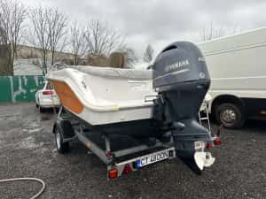 Barca / Salupa Delphin 5.5.An 2020 cu motor Yamaha 80 cp (100 h) + peridoc inmatriculat. Pescuit, agrement, etc — miniatura 8