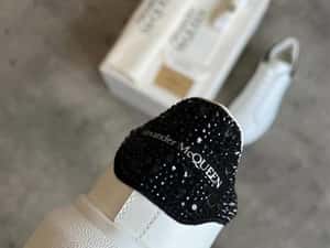 Adidasi Mcqueen Crystal albi negri — miniatura 8