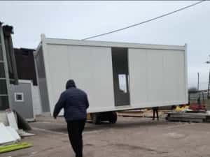 Vand containere modulare container modular santier birou vitrina grup sanitar cafenea la pret foarte bun — miniatura 9