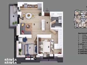 Apartament 3 camere | Str Ion Creanga | 700m DN1 |