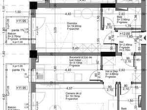 Dublu confort: 2 camere decomandate, 2 bai, 2 balcoane, clasa A, Avant — miniatura 4