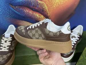 Adidasi Gucci GG piele naturala 100% Full Box colectie noua — miniatura 4