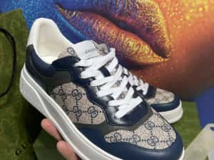 Adidasi Gucci GG piele naturala 100% Full Box colectie noua — miniatura 7