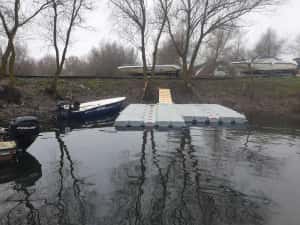 Ponton lansare caiac la apa in siguranta — miniatura 8