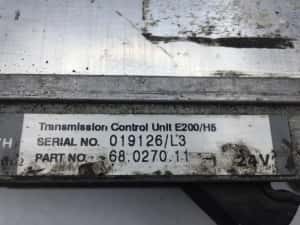 3178836 Unitatea de control a cutiei de viteze VOITH B6, B7, B9, B10, B12 bus (1978-2011) VOLVO