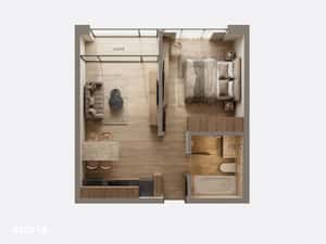 Apartament, 54 m²,  — miniatura 6