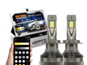 Set Becuri LED H1 H4 H7 H8 H11 HB3 HB4 250W 39.000Lm Aplicatie Flash