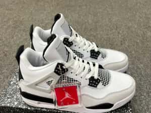 Adidasi JORDAN 4 Retro Military Black - Produs NOU PREMIUM din Piele — miniatura 10