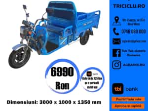 Triciclu nou Thor Baisan cu bena basculabila  Agramix — miniatura 1