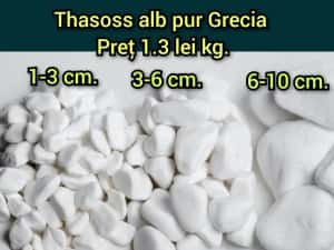 Piatra decorativa ornamentală thasoss alb pur Grecia