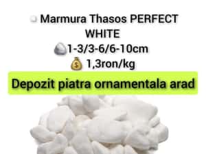 Piatra decorativa ornamentală thasoss alb pur Grecia — miniatura 4