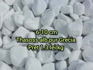 Piatra decorativa ornamentală thasoss alb pur Grecia — miniatura 10