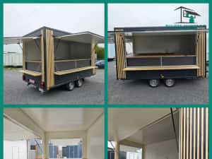 Rulote comerciale profesionale FAST FOOD,food truck, proiectare 3D — miniatura 4