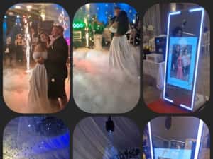 Oglindă magică*DJ*Lumini*Sonorizare*foto&video*Laser cercul magic *Artificii sparkulare reci*Baloane cu fum*Gheață carbonică — miniatura 3